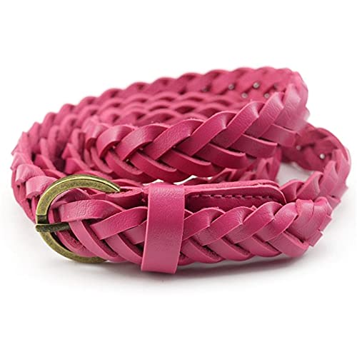 Stevenurr Cintura da donna in pelle intrecciata