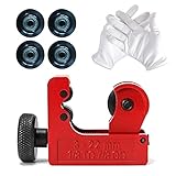 Rohrschneider Mini Stahl Schneidwerkzeuge 3-22 mm Rohrabschneider Rohrschneider Edelstahl Rohrschneider kupferrohr für Schneiden von Rohren aus Kupfer, Kunststoff, PVC Aluminium, Messing