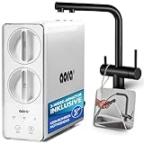 EFFIZIENTE & NACHHALTIGE FILTERUNG – Die Umkehrosmoseanlage liefert bis zu über 2.000 Liter gefiltertes Osmosewasser pro Tag und dies mit einem Verhältnis von 3:1 für reines Wasser zu Abwasser. Ideal für Haushalte, die Wasser sparen und ihren ökologischen Fußabdruck durch das Einsparen von Wasser, sowie weniger Plastik und Transporte reduzieren möchten.