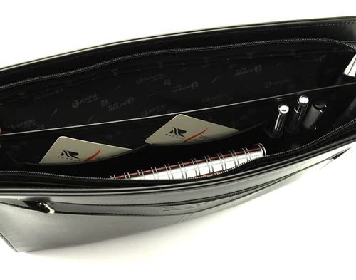 Pasta Envelope Executiva 112-R Raffai Couros - Preto