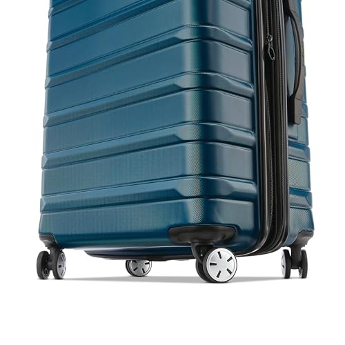 Image of Samsonite Omni 2 Hardside 2 Piece Set - Includes Carry-On & Large Checked Luggage - 360 Dual Spinner Wheels - Integrated TSA Lock & Expansion - Amazon Exclusive - Lagoon Blue