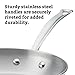 Farberware Millennium Stainless Steel Nonstick Cookware Set, 10-Piece Pot and Pan Set, Stainless Steel