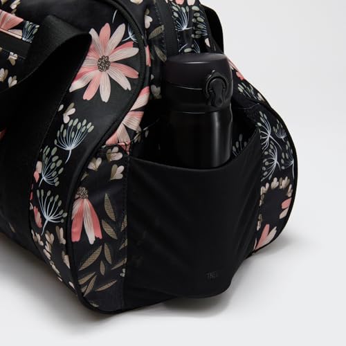 Pander 28L Large Gym Duffle Bag with Shoe Compartment, Fit for Travel, Weekend, Sports, Workout, Overnight.(Black Floral)3