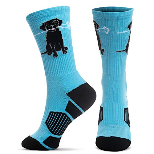 ChalkTalkSPORTS Lacrosse Performance Crew Socks - Youth Dog & Mid-Calf Socks