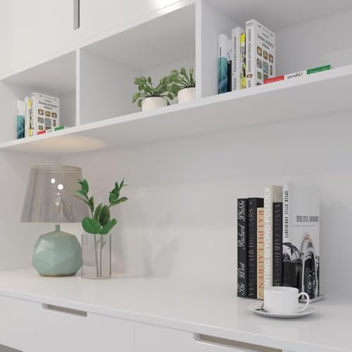 LACHEERY 40cm x 700cm Tapete Selbstklebend Weiß Wand Klebefolie Weiss Wand Tapeten Wohnzimmer Dekofolie Klebefolie Möbel Weiss Matt… – Ansicht 4