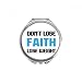 Lose Weight Slogan Hand Compact Mirror Round Portable Pocket Glass
