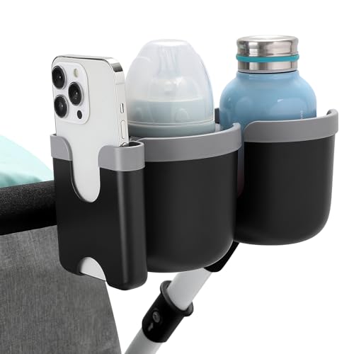 image for Accmor Stroller Cup Holder with Phone Holder, Bike Cup Holder, Univers