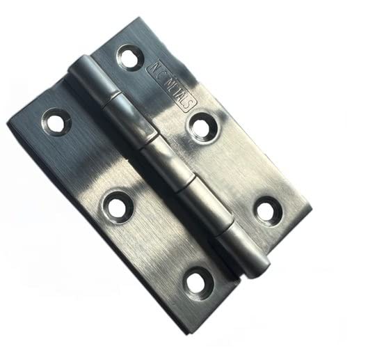 Stainless Steel Window Hinges 3 inch 16 Gauge,1.5mm Thickness, Pack of