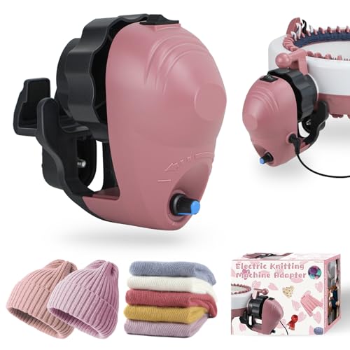 Electric Knitting Machines Adapter for Sentro Knitting Machine 40 & 48 Needle Speed Control & Reverse Knitting Knitting Machine Accessories (Pink)