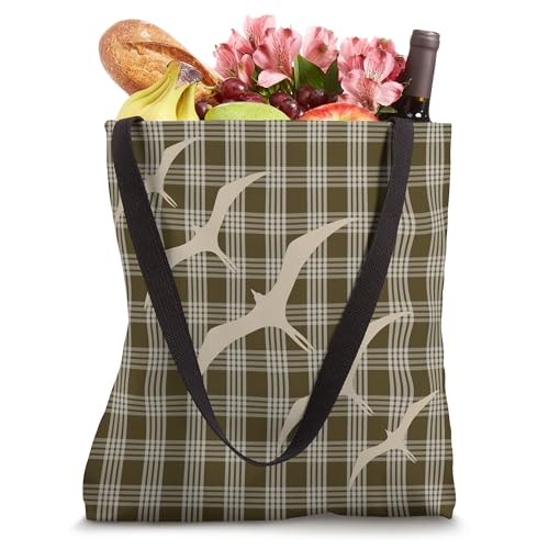 Bolso Tote Hawaiian Brown Palaka con Aves 'Iwa miniatura 4