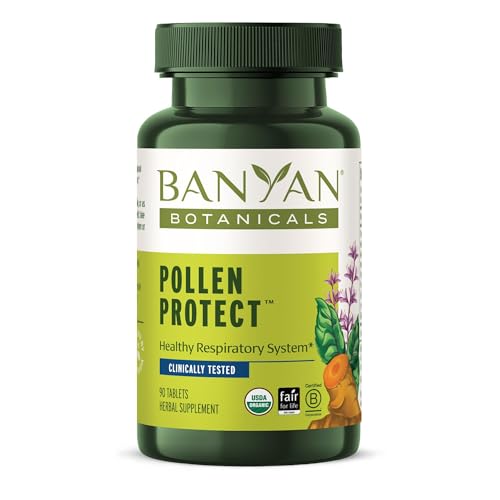 Banyan Botanicals Organic Pollen Protect–Clinically Tested Respiratory...