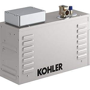 Kohler K-5529-NA Invigoration Steam Generator, 9 kW, Aluminum