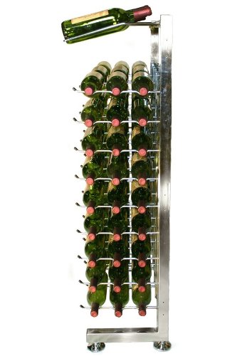 Soporte para 90 Botellas de Vino Acabado Negro miniatura 2