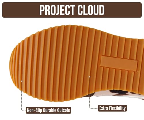 Image of Project Cloud Fashion Sneakers for Women 2026 - Lightweight Lace-Up Shoes for Women with Memory Foam Insoles - Trendy Womens Shoes - Non-Slip, Comfortable Womens Sneakers (Madison)