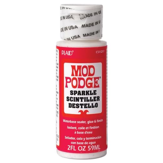 Mod Podge Waterbase Sealer, Glue and Finish (2-Ounce), CS11217 Sparkle