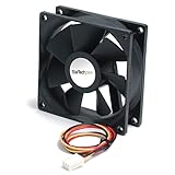 StarTech.com 92x25mm Ball Bearing Quiet Computer Case Fan w/ TX3 Connector - 3 pin case Fan - TX3 Fan - 90mm Fan (FAN9X25TX3L),Black