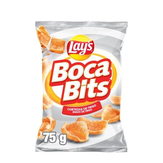 3x Lay's Bocabits, Snack de corteza de trigo con sabor a carne, Producto de Aperitivo, bolsa individual, 75gr