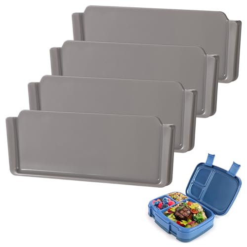 lasuroa 4pcs Insert Dividers for Fresh, BPA-Free Divider Replacement Food Safe Compatible with Adult Large Lunch Box