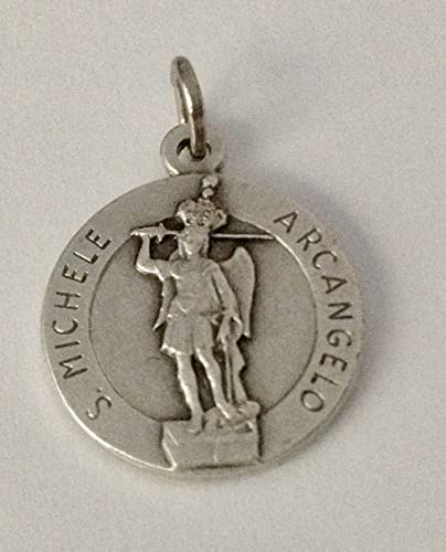 Medalla San Miguel Arcángel 100% Hecha en Italia miniatura 3