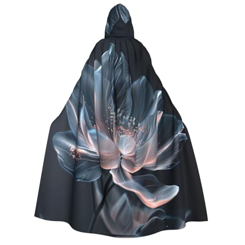 Cape à capuche floral 3D pour vos soirées cosplay et Halloween