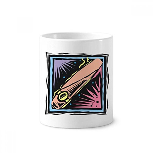 Tasse blanche en céramique gravure Mexique idée cadeau originale hauteur 9.6cm
