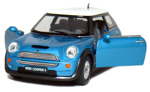 Preisvergleich Produktbild 5 Mini Cooper S 1:28 Scale (Blue) by Kinsmart