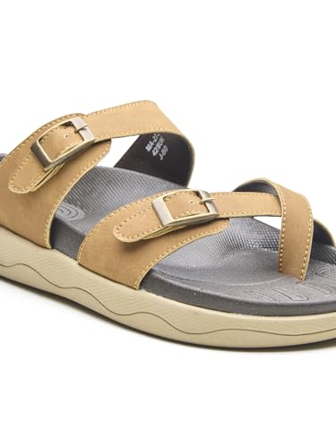 Image of Michael Angelo Black Casual Thong Slippers & Floaters for Men