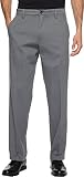 Dockers Men's Straight Fit Easy Khaki Pants, Burma Grey, 36W x 32L