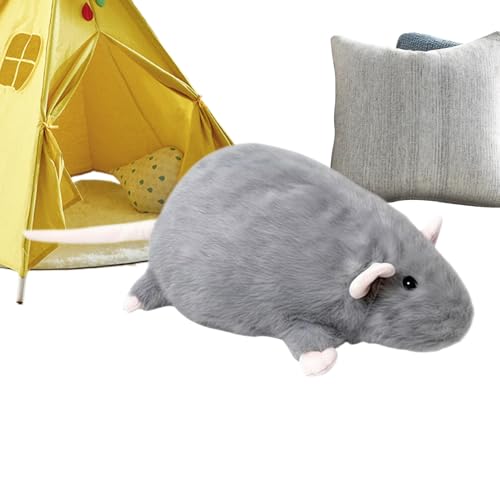 Juguete De Peluche Hámster De Peluche - 90 cm Decoración Realista Linda,Peluche De Hámster Peluche | Para Niños Niñas Oficinas Cafés Sofás Camas Vacaciones Fiesta De Cumpleaños
