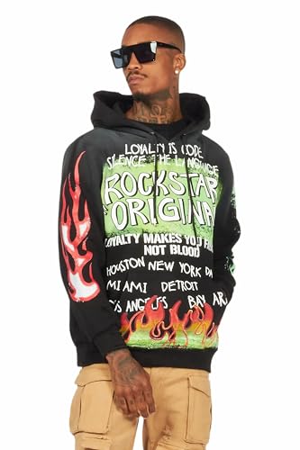 Men's Beno Distressed Graphic Hoodie2
