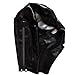 KLVEU Black Latex Hood Mask Full Face Riding Hood for Party Cosplay Latex Mask for Halloween Christmas Party(M)