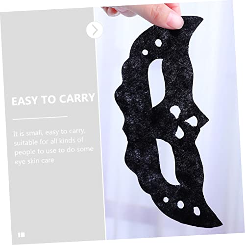 DRESSOOS 100 Folhas De Carvão De Bambu Máscara De Olho Preto Papel Tapa-Olho De Olho Papel DIY Olho