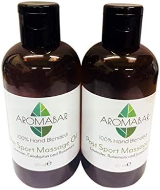 Pre & Post Exercise Sports Massage Oils Twin Pack