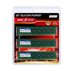 Amazon | 240Pin DIMM DDR3-1066(PC3-8500)2GB*3 | SP Silicon Power