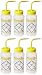 Bel-Art Products F11646-0624 LDPE Scienceware Safety-Labeled Wash Bottles, Isopropanol Label, 500 mL Capacity (Pack of 6)