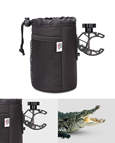 IRON JIA’S Fahrrad-Flaschenhalter Aus Oxford-Stoff – Mit Netztasche, Kordelzug, Für Lenker 2,8–3,6 Cm, 900 G Tragkraft IRON JIA’S Fahrrad-Flaschenhalter Aus Oxford-Stoff – Mit Netztasche, Kordelzug, Für Lenker 2,8–3,6 Cm, 900 G Tragkraft