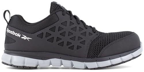 Reebok Women's Black Sublite Cushion Work MaxTrax Composite Toe Athletic (9.0 W)