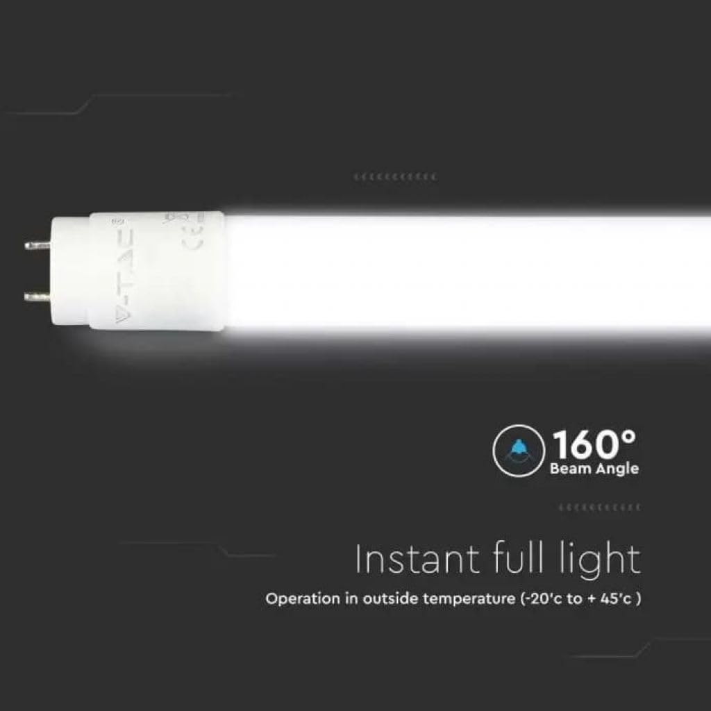 LED T8 Tubo 45cm 8Watt = 15W/865 G13 800lm Bianco Freddo 6500K - Foto 7