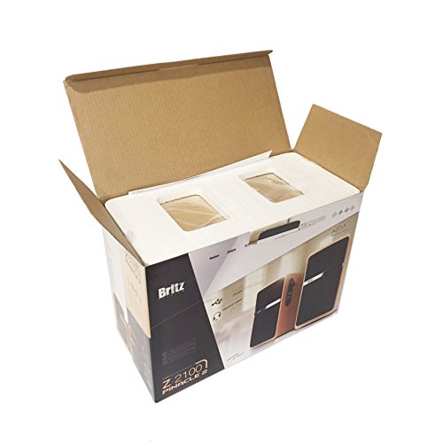 Britz 2.0Ch Premium Usb Powerd Speaker, Z-2100 Pinacle2, 2.0Ch Dynamic Acoustic Sound, Mdf Wooden Made, Computer Speaker, Laptop Pc Speaker #TOP7