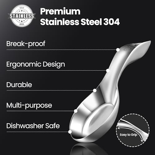 Break-Proof Kitchen Spoon Rest for Stove Top – Premium Stainless Steel Spoon Holder for Kitchen Counter – Mirror-Polished, Heavy-Duty with a Luxury Look – Dishwasher Safe & 5-Year Warranty - Image 3