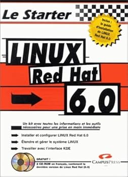 Paperback Linux Red Hat 6.0 (CD rom) [French] Book