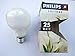 Produktbild Philips Glühlampe E27, 25W, soft white, opalweiß, Sonderform