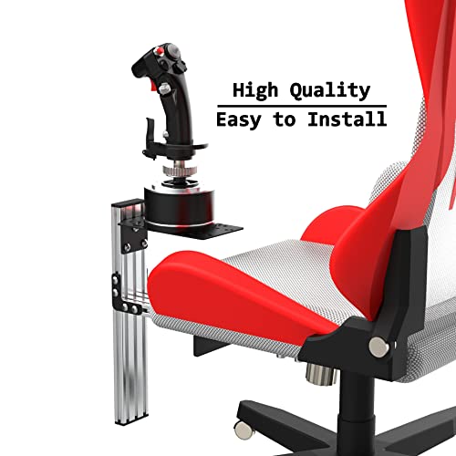 EG STARTS Flight Sim Chair Mounts Center Joystick Chair Mount T-Flight Hotas 4 & Warthog Flight Stick & T16000M FCS & TCA Sidestick Airbus Edition & VKB Gunfighter pro MK 3 Stick - Image 4