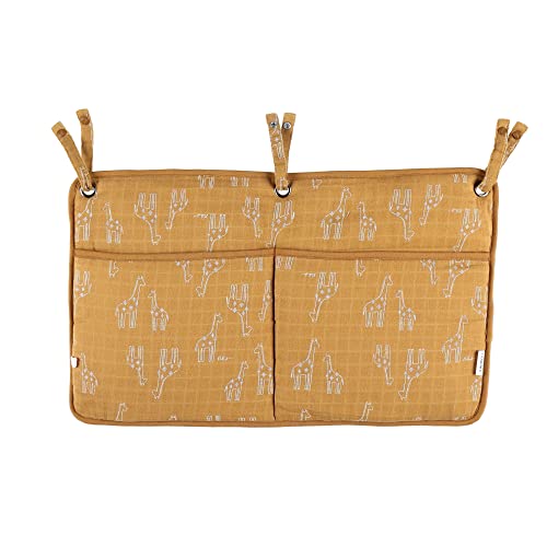 Poche de rangement ocre girafe Noukie's pour la chambre