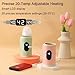 Baby Bottle Warmer,Keep Milk Warm Only (No Heating,Keep Warm only) Temperature Digital USB Portable Warming Sleeve,Portable Thermo Cover with Digital Display & Keep Warm Settings (Pink)