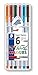 Produktbild STAEDTLER 334 SB6CS2 Fineliner triplus (ergonomische Dreikantform, hohe Qualität, superfeine Spitze, My Nature Colours mit 6 brillanten Farben, Linienbreite 0,3 mm)