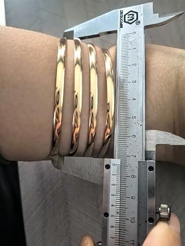 Gold & Silver Arm Cuffs - Women's Dainty Adjustable Bangle Fashion Jewelry3