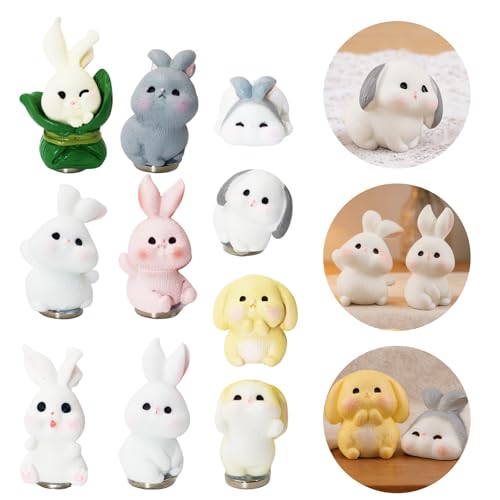 Imanes de Refrigerador Conejo de Resina Pack 10 miniatura 4