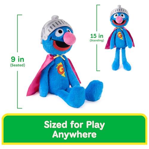 GUND Sesame Street Super Grover Toothpick 15-Inch Plush Toy, Ages 1+ - image 5