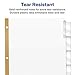 Avery 5-Tab Binder Dividers, Insertable Clear Big Tabs, 1 Set (11122)